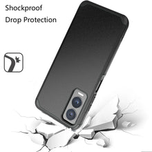 For Cricket Debut S3 Case Cover Tough Strong Shockproof Hybrid + Tempered Glass