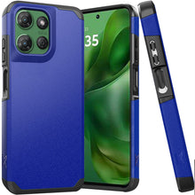 For Moto G Power 2025 Dual layers Rugged Cover with Tempered Glass Included