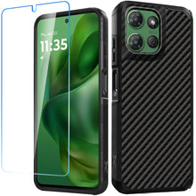 For Moto G Power 2025 Dual layers Rugged Cover with Tempered Glass Included