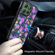 For Moto G Power 2025 Dual layers Rugged Cover with Tempered Glass Included