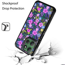 For Moto G Power 2025 Dual layers Rugged Cover with Tempered Glass Included