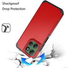 For Moto G Power 2025 Dual layers Rugged Cover with Tempered Glass Included