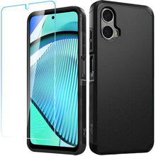 For Moto G Power 5G 2024 Case Tough Strong Shockproof Hybrid + Tempered Glass