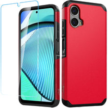 For Moto G Power 5G 2024 Case Tough Strong Shockproof Hybrid + Tempered Glass