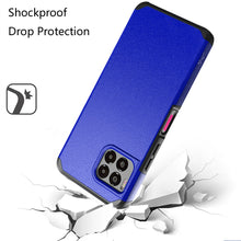 For REVVL 7 PRO 5G Case Dual layers Rugged Cover with Tempered Glass Included