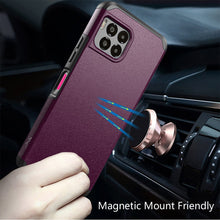 For REVVL 7 PRO 5G Case Dual layers Rugged Cover with Tempered Glass Included