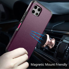 For REVVL 7 5G (2024) Case Dual layers Rugged Cover with Tempered Glass Included