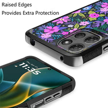 For Moto G Stylus 2025 5G Dual layers Rugged Cover with Tempered Glass Included