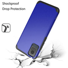 For TCL K11 Case Tough Strong Shockproof Hybrid Phone Cover + Tempered Glass