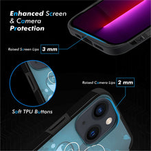 For iPhone 13 Pro 6.1" (Triple Camera) Minimalistic ShockProof Hybrid Case Cover