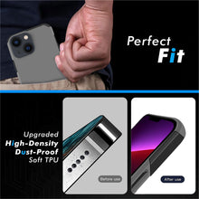 For iPhone 13 Pro 6.1" (Triple Camera) Minimalistic ShockProof Hybrid Case Cover