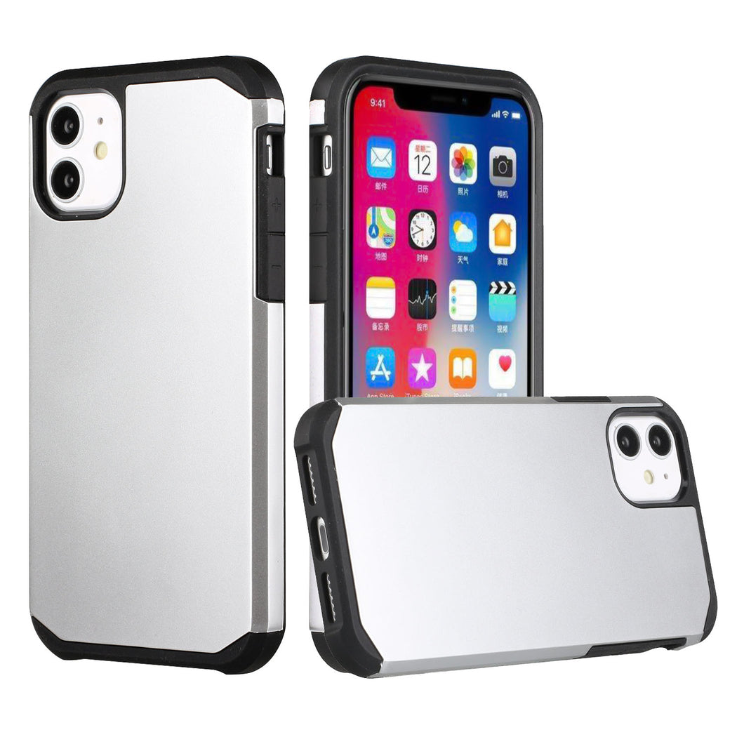For Apple iPhone XR Non-Rubberized Dual Layer Hybrid Case Cover