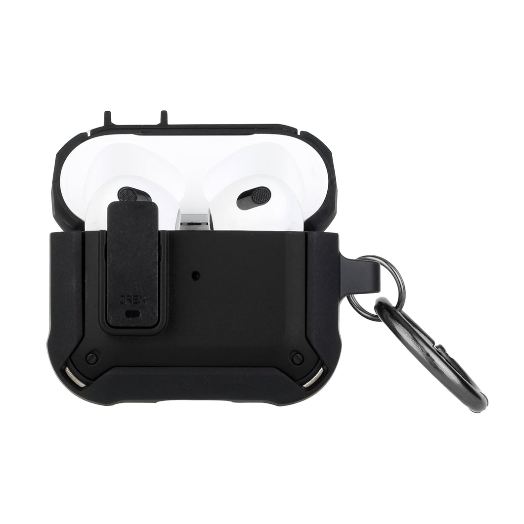 For Airpods Pro Switch Closure Premium Ultra ShockProof Hybrid With Metal Hook Case Cover