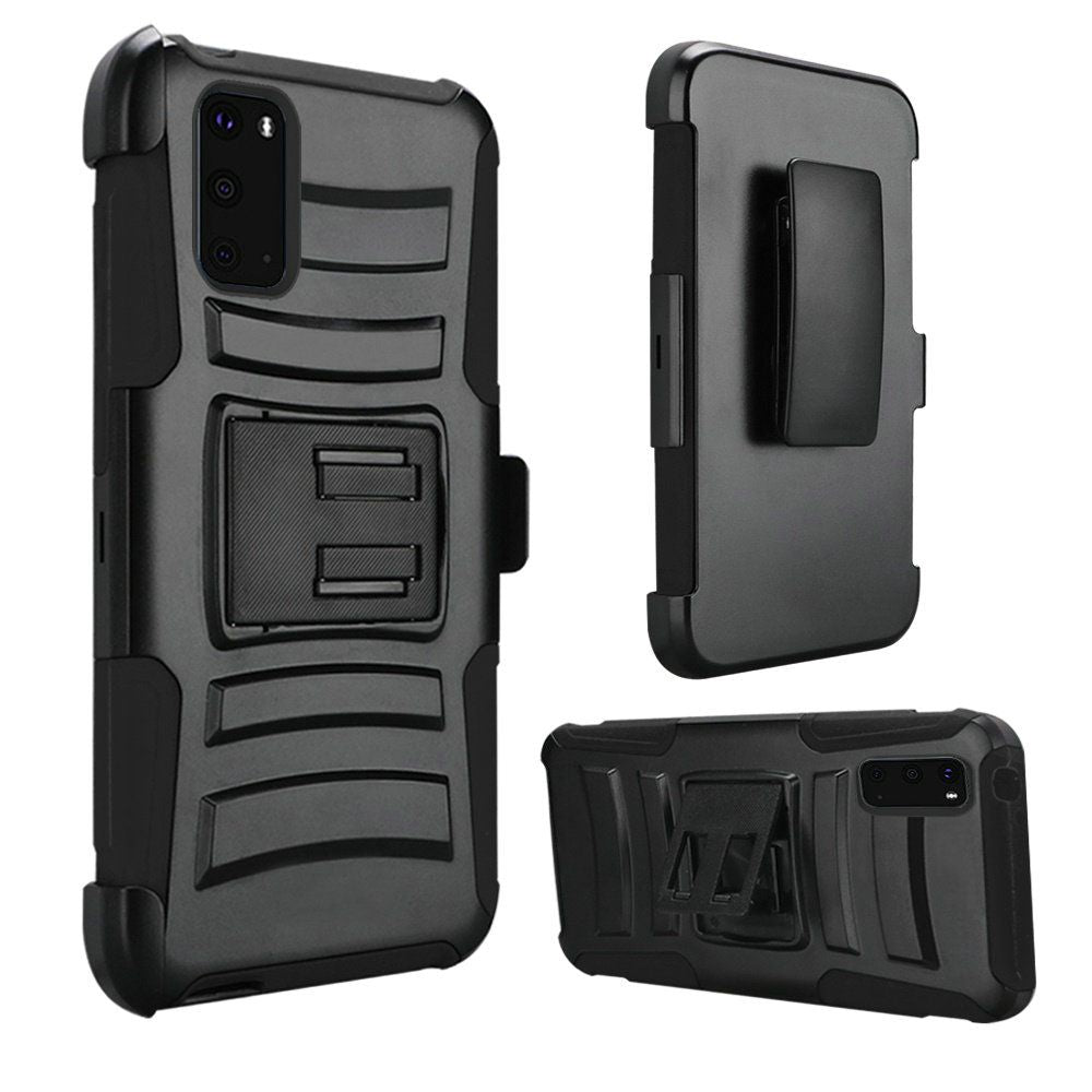 For Samsung Galaxy s20 s11e 6.2inch Case Premium Holster Clip Kickstand Case Cover