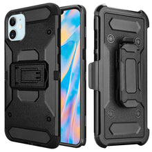 For iPhone 12 Mini 5.4 Robust Holster Kickstand Clip Case Cover